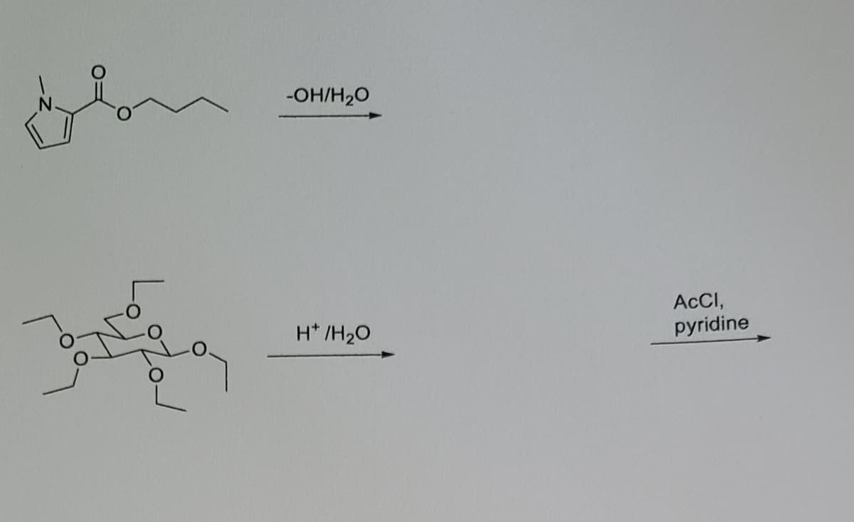 -OH/H2O
ACCI,
pyridine
H* /H2O
