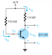 16 V
Ice
1.8 k2
510 kQ
VCEo B=120
