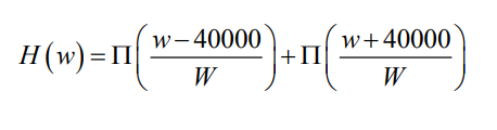 w-40000
+I]
w+40000
H(w) =I|
W
W
