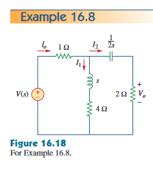 Example 16.8
V(s)
19
Figure 16.18
For Example 16.8.
12/13
49
292 V