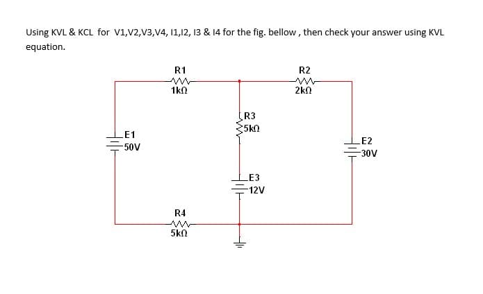 Answered Using Kvl And Kcl For V1v2v3v4 112 Bartleby 5583