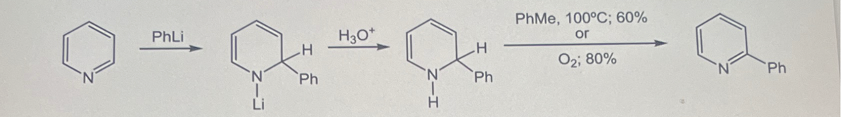 PhLi
H
Ph
H3O+
H
Ph
PhMe, 100°C; 60%
or
02; 80%
Ph