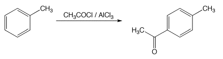 CH3
CH3COCI/ AICI 3
H₂C.
CH3