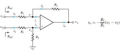 iz
R2
Rial
R1
Vo
R1
is RI
Rn2
R2
