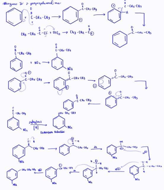 Benzane w r prpriephenond-me
C-CH2- CN3
CN3 - CHa -C-C: + AIC, - C3- CA2-
.C-CHa -CA
알
+ NOL
NO2
-CH a-CH3
NO
NO
CHa-CH
2n
NOA
NO
