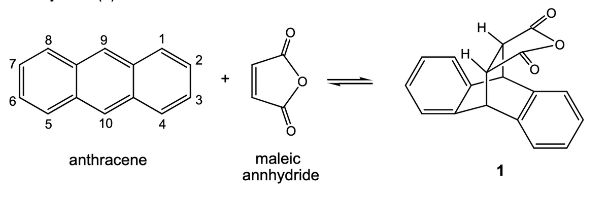 7
5
10
anthracene
3
maleic
annhydride
H.
Н.
1