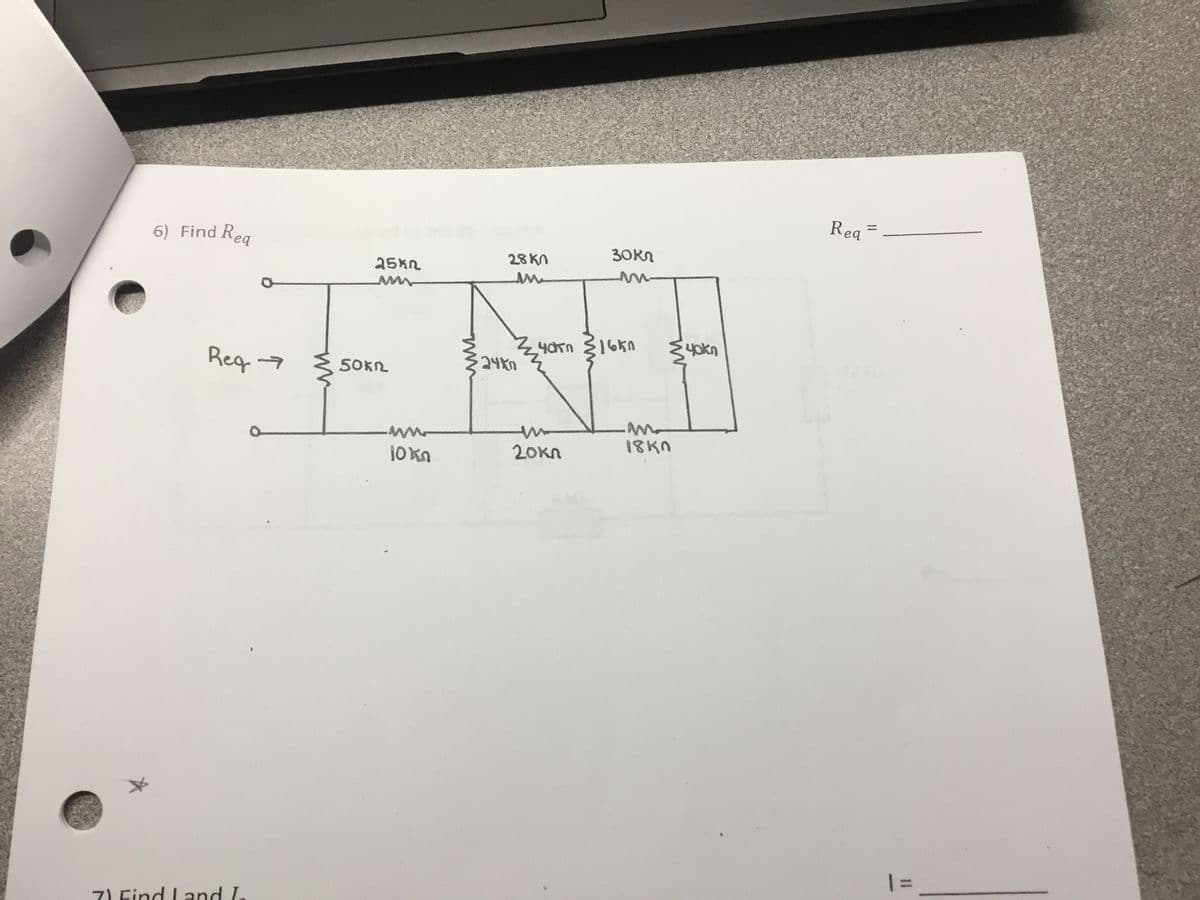Rea
%3D
6) Find Rea
30kn
28 Kn
25KR
16kn
yokn
24kn
Reg 7
50K2
18Kn
10kn
20KN
7) Find Land Le
%3D
