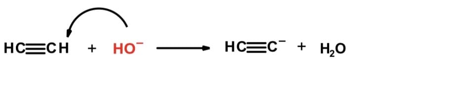 НCCH + но
HC=C + H,0
