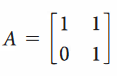 A =
