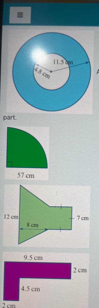 part.
4.8 cm
11.5 cm
57 cm
12 cm
8 cm
7 cm
2 cm
9.5 cm
2 cm
4.5 cm