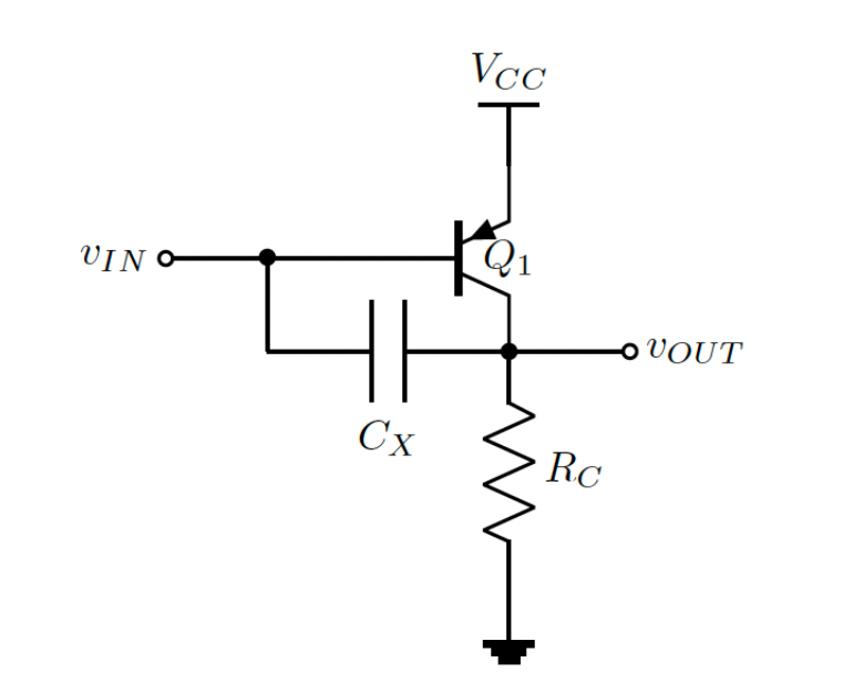 Vcc
J
VIN O
VOUT
Cx
Rc
