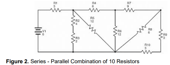 R1
R4
6
R7
RS
12
R2
R6
R9
R10
3
Figure 2. Series - Parallel Combination of 10 Resistors

