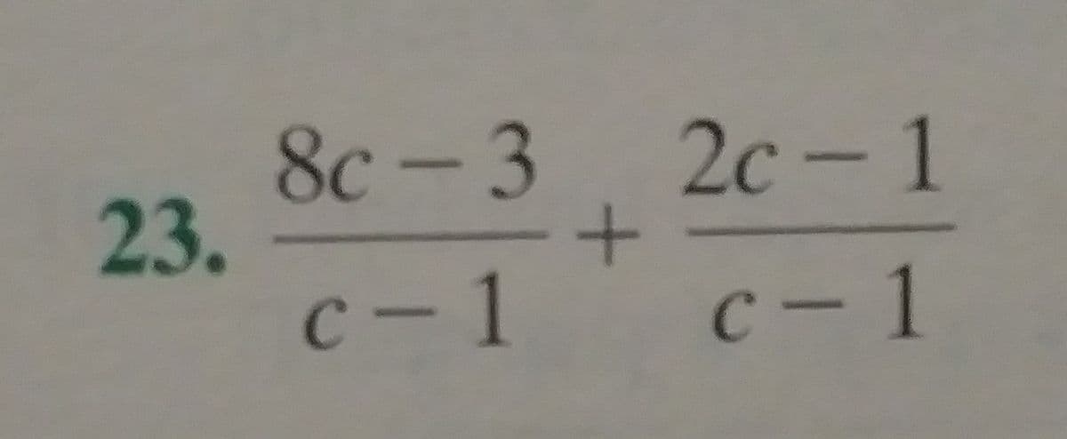 8c - 3 2с -1
23.
с - 1
2с- 1
с - 1
