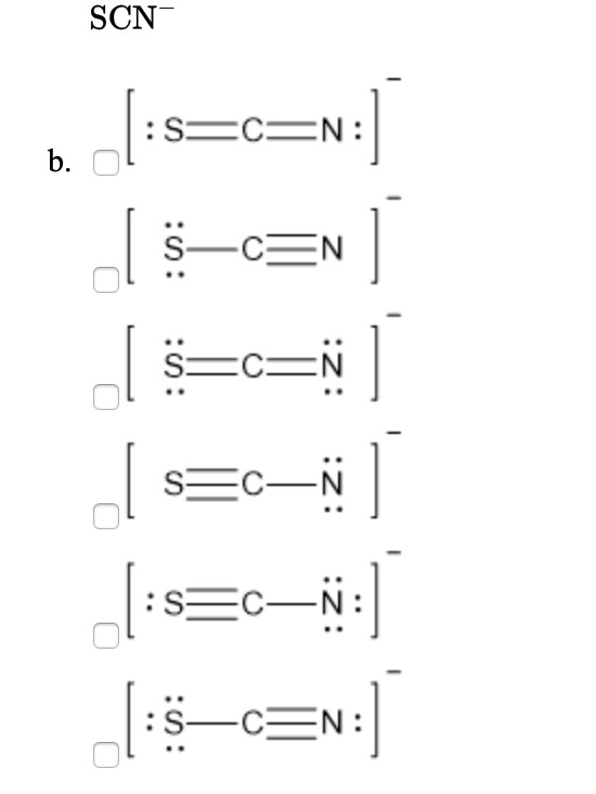 SCN
:s=c=
:S=C=N:
b.
S-CEN
š=c=
S=C=N
SEC-N
:S=c-N:
:S-EN:
