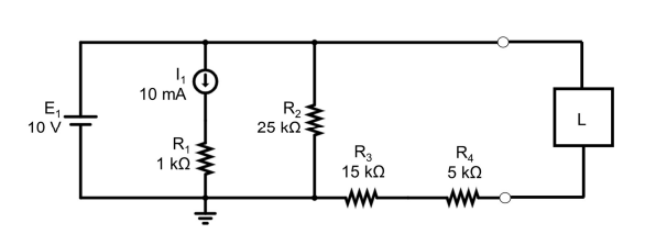 Ει
10 V
HF
1
10 mA
R₁
1 ΚΩ
+1₁
Rai
25 ΚΩ
R3
15 ΚΩ
Α
R4
5 ΚΩ
Μ
L