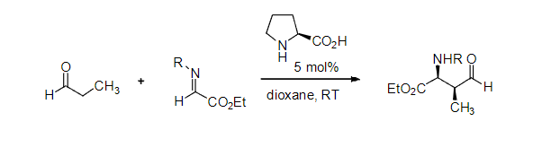 нясно
R₂
CO₂Et
CO₂H
5 mol%
dioxane, RT
EtO₂C
NHR O
CH3
H