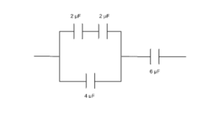 2 µF
2 pF
6 uF
4 uF
